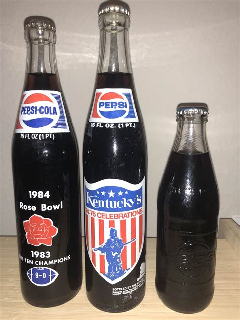 Old pepsi bottles - New Listing Pepsi Bottle .Old glass pepsi bottle . And ONE random FREE Wheat Penny. Pre-Owned. $0.99. $15.99 shipping. 0 bids. 6d 11h. 1980’s Pepsi Free Bottle (Never opened) Brand New. $20.00. or Best Offer. $10.00 shipping. Pepsi Bottle .Old Vintage Clear Pepsi Bottle And ONE random FREE Wheat Penny . Pre-Owned.